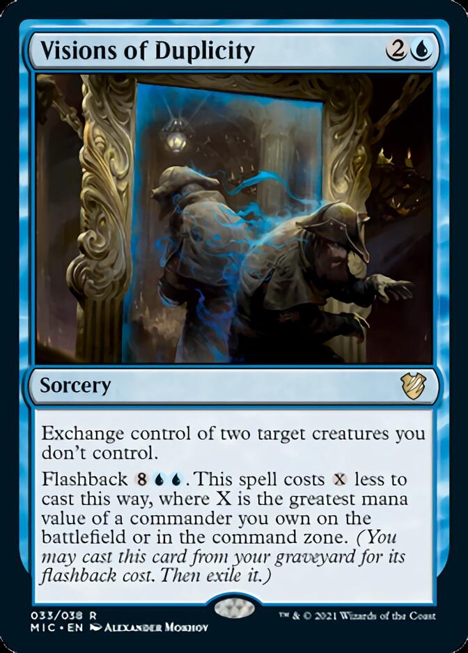 Visions of Duplicity [Innistrad: Midnight Hunt Commander] | Gate City Games LLC