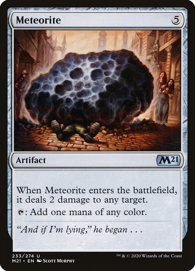 Meteorite [Core Set 2021] | Gate City Games LLC