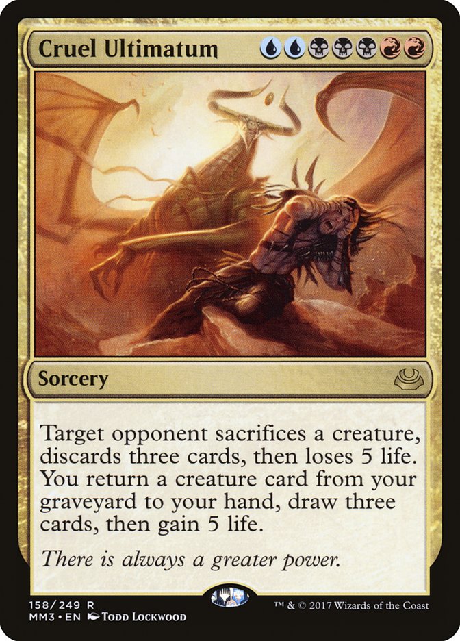 Cruel Ultimatum [Modern Masters 2017] | Gate City Games LLC