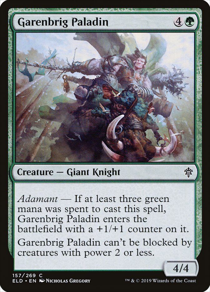 Garenbrig Paladin [Throne of Eldraine] | Gate City Games LLC