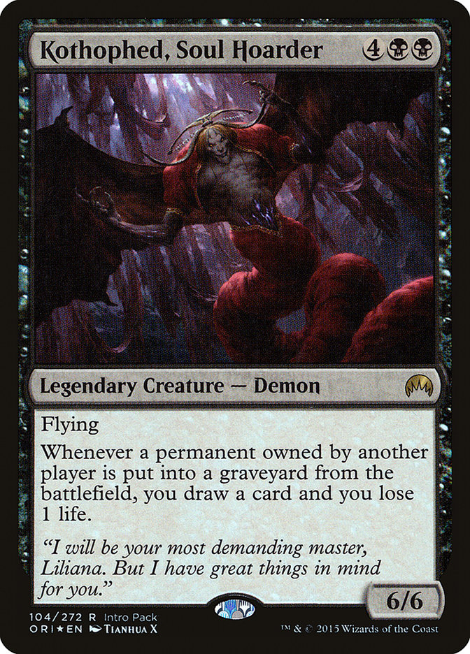 Kothophed, Soul Hoarder (Intro Pack) [Magic Origins Promos] | Gate City Games LLC