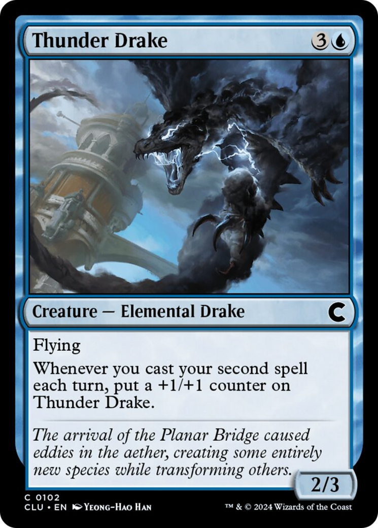 Thunder Drake [Ravnica: Clue Edition] | Gate City Games LLC