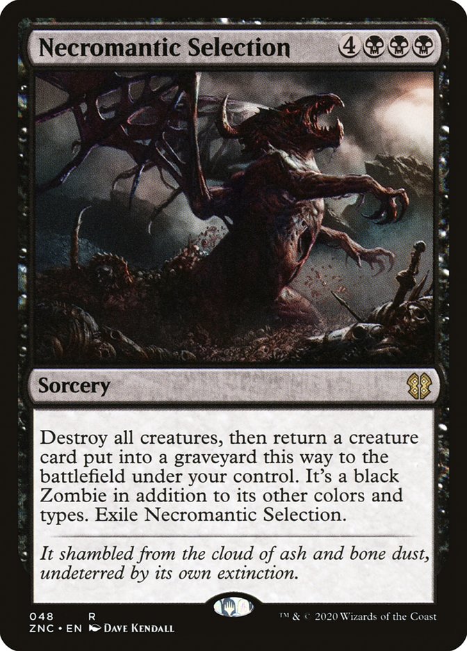 Necromantic Selection [Zendikar Rising Commander] | Gate City Games LLC