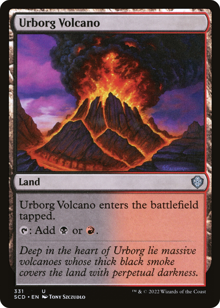 Urborg Volcano [Starter Commander Decks] | Gate City Games LLC