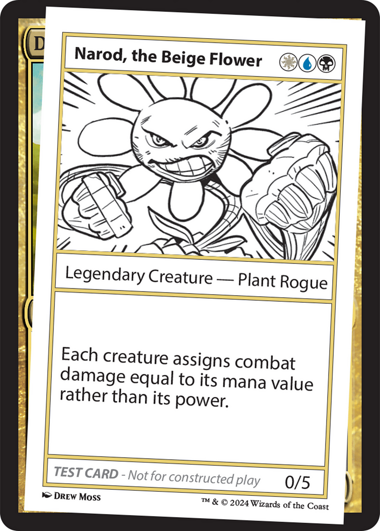 Narod, the Beige Flower [Mystery Booster 2 Playtest Cards] | Gate City Games LLC