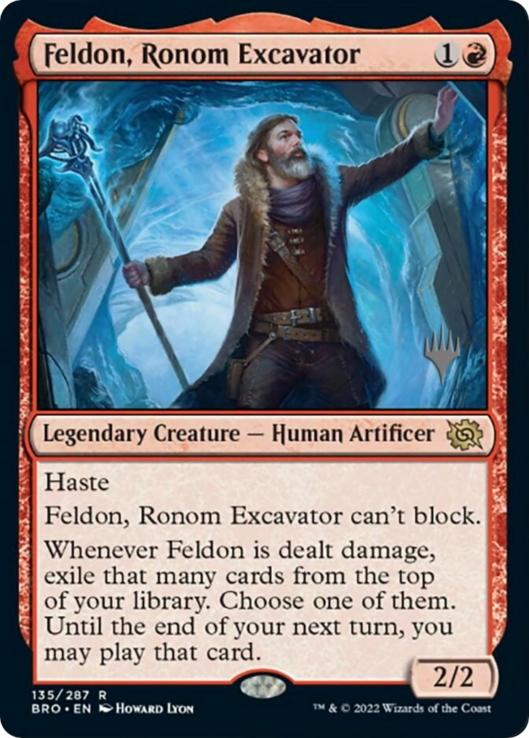 Feldon, Ronom Excavator (Promo Pack) [The Brothers' War Promos] | Gate City Games LLC