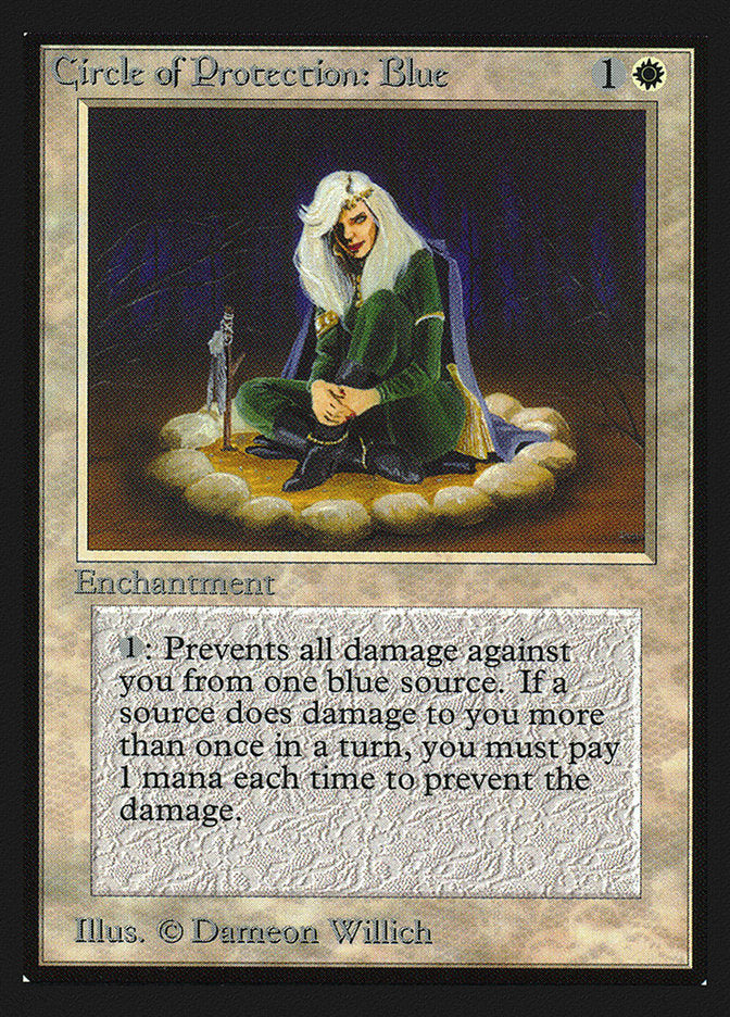 Circle of Protection: Blue [International Collectors' Edition] | Gate City Games LLC