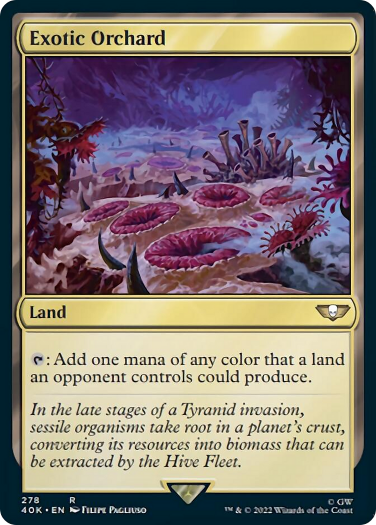 Exotic Orchard (Surge Foil) [Warhammer 40,000] | Gate City Games LLC