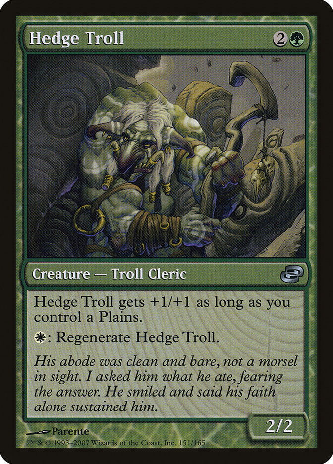 Hedge Troll [Planar Chaos] | Gate City Games LLC