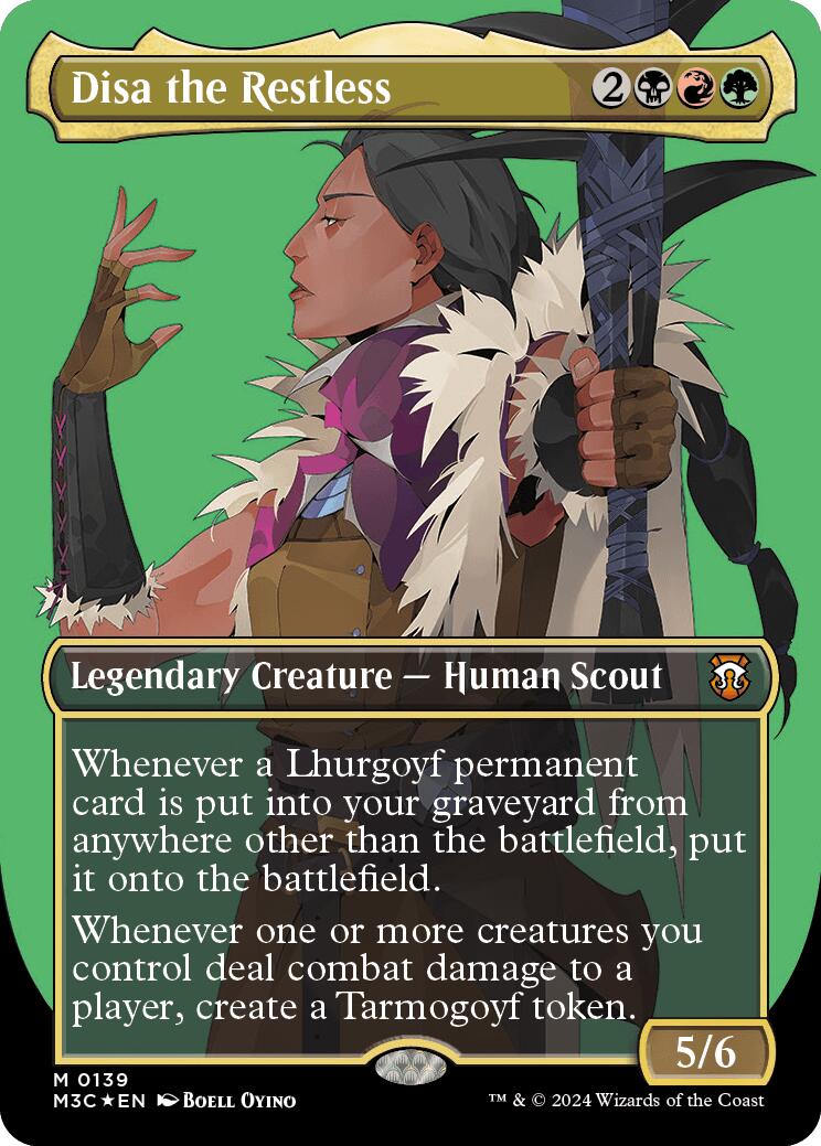 Disa the Restless (Borderless) (Ripple Foil) [Modern Horizons 3 Commander] | Gate City Games LLC