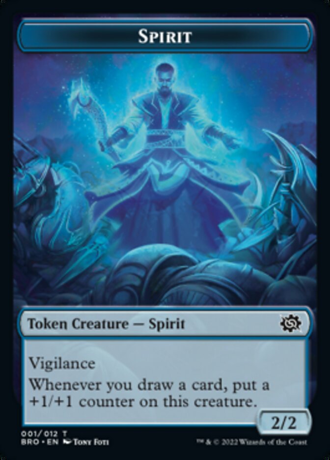 Spirit Token [The Brothers' War Tokens] | Gate City Games LLC