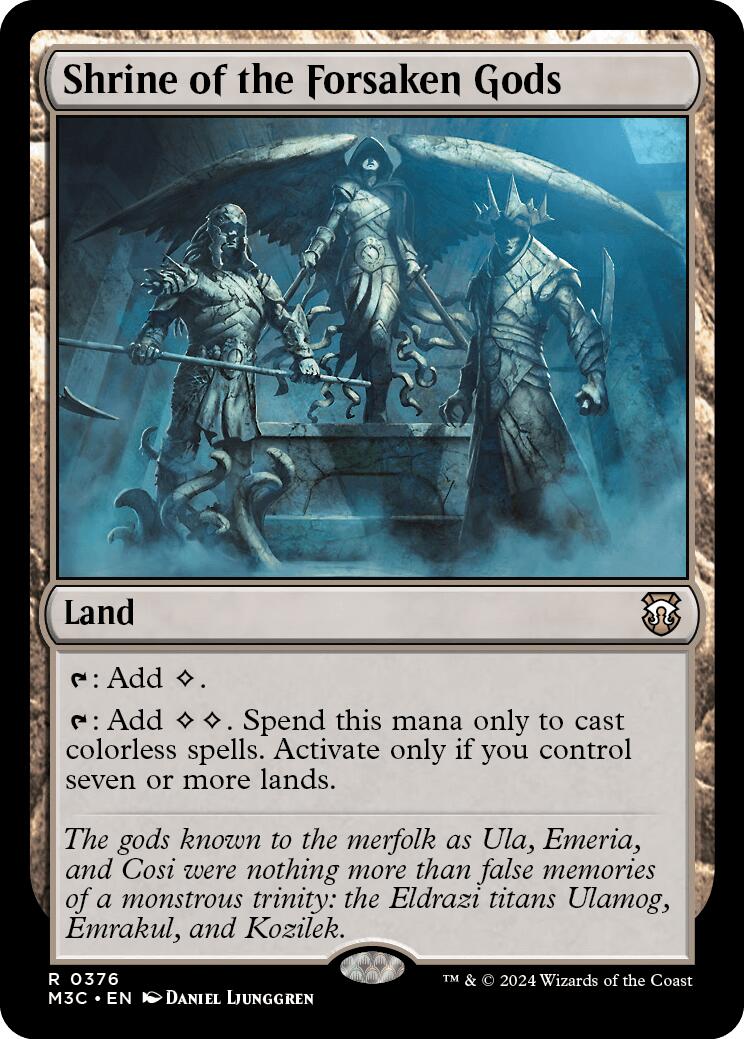 Shrine of the Forsaken Gods [Modern Horizons 3 Commander] | Gate City Games LLC