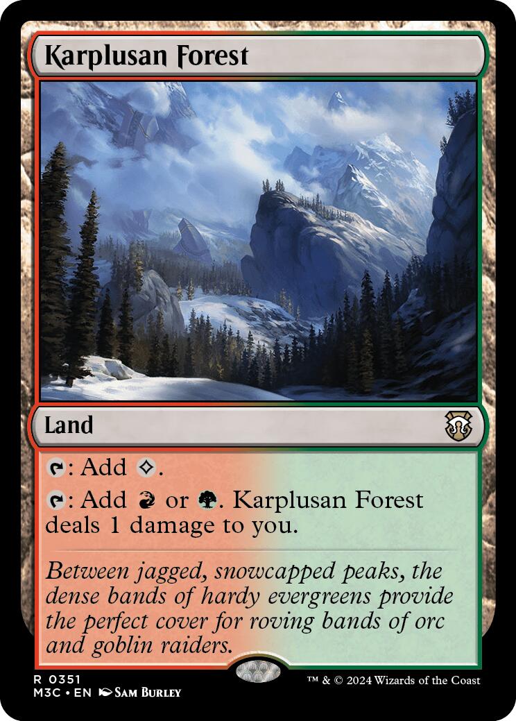 Karplusan Forest [Modern Horizons 3 Commander] | Gate City Games LLC