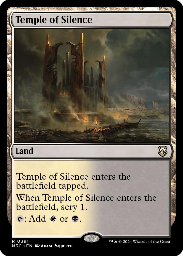 Temple of Silence [Modern Horizons 3 Commander] | Gate City Games LLC