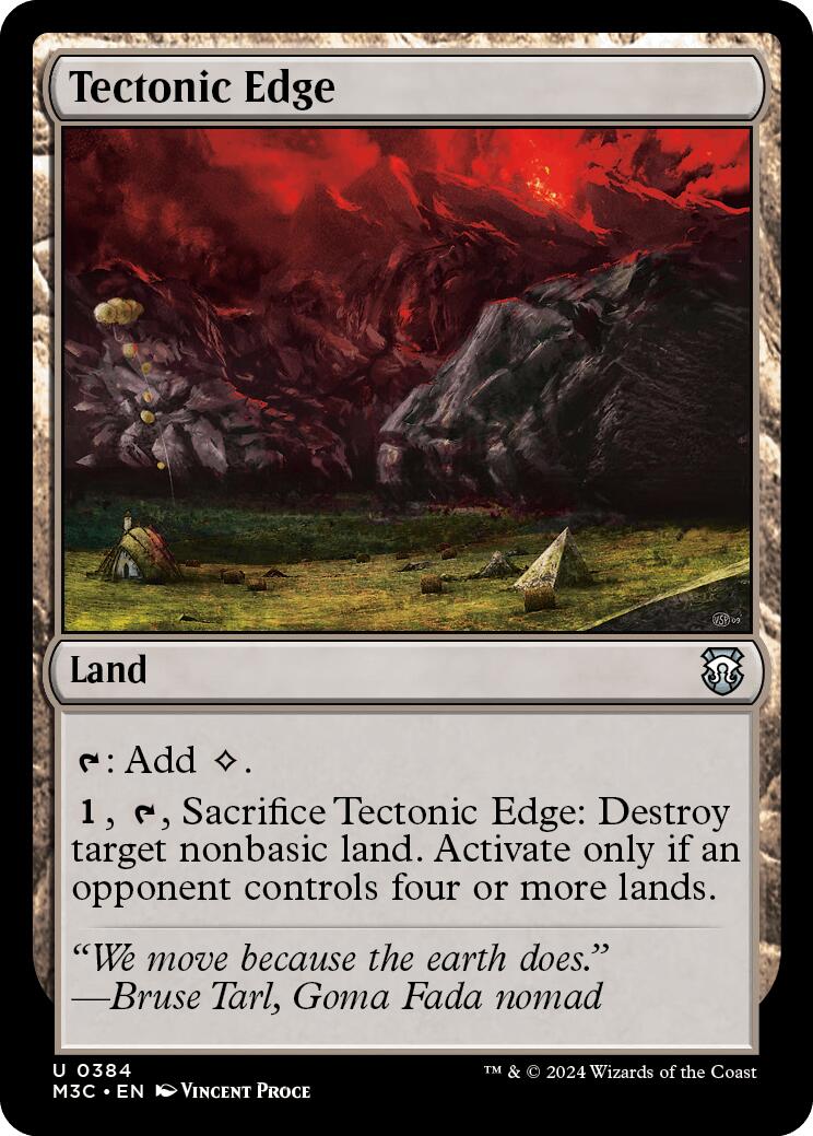 Tectonic Edge [Modern Horizons 3 Commander] | Gate City Games LLC