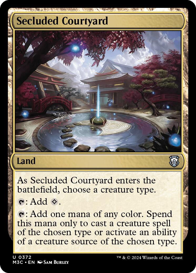 Secluded Courtyard [Modern Horizons 3 Commander] | Gate City Games LLC