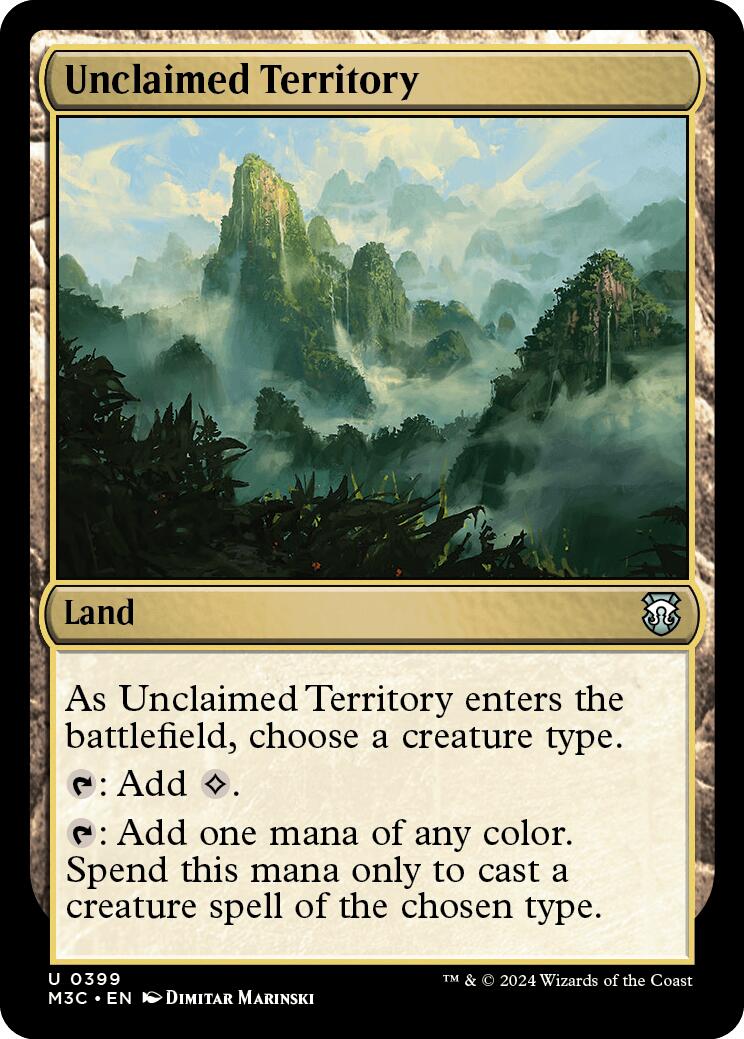 Unclaimed Territory [Modern Horizons 3 Commander] | Gate City Games LLC