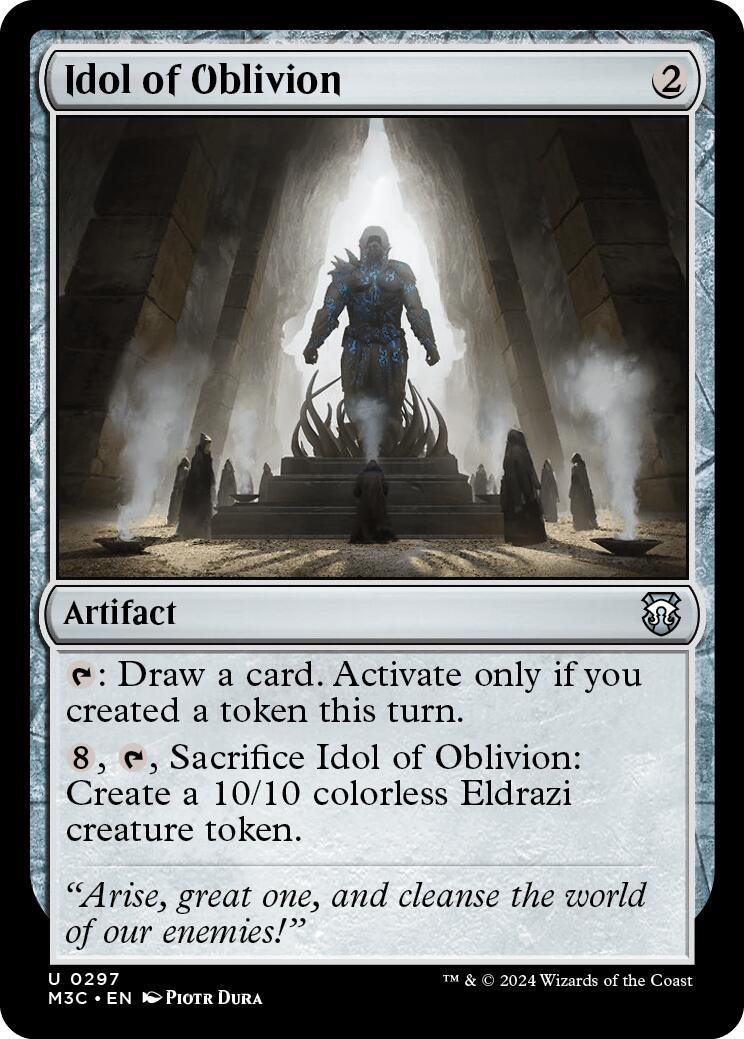 Idol of Oblivion [Modern Horizons 3 Commander] | Gate City Games LLC