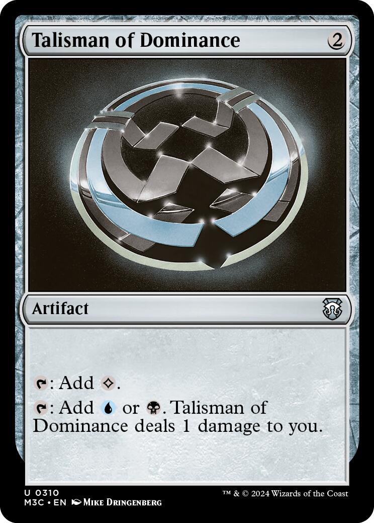 Talisman of Dominance [Modern Horizons 3 Commander] | Gate City Games LLC