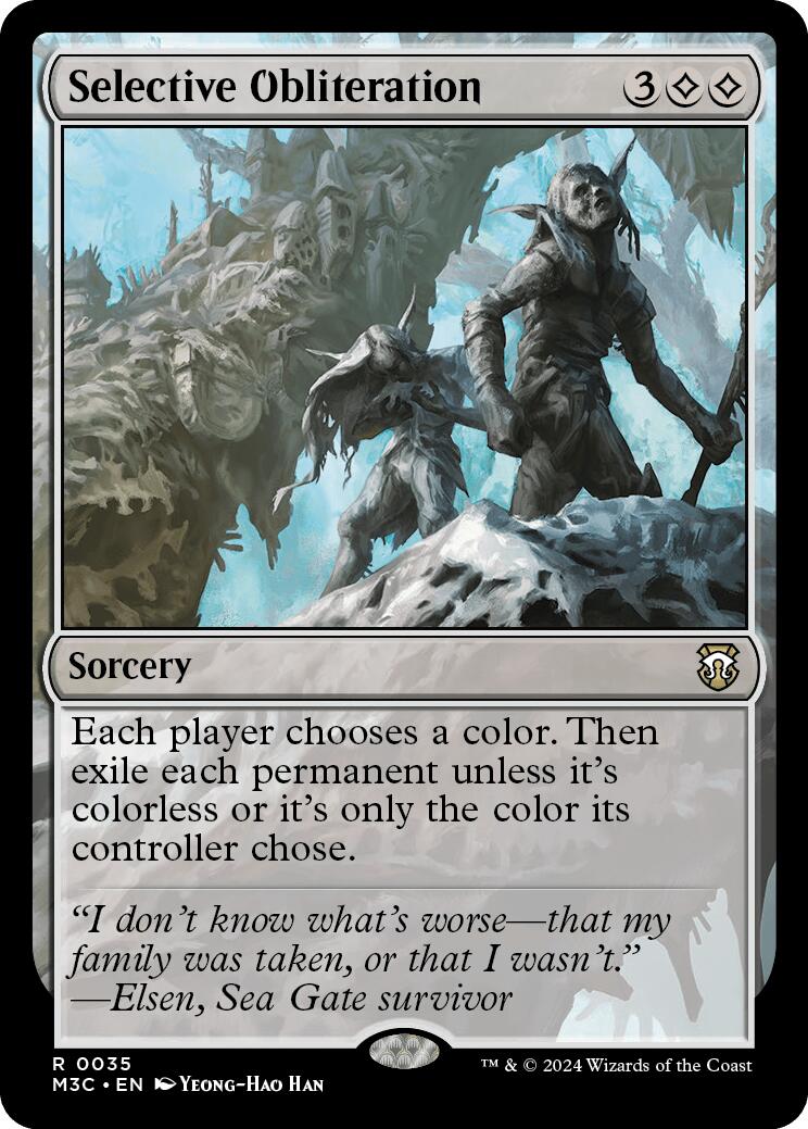 Selective Obliteration [Modern Horizons 3 Commander] | Gate City Games LLC
