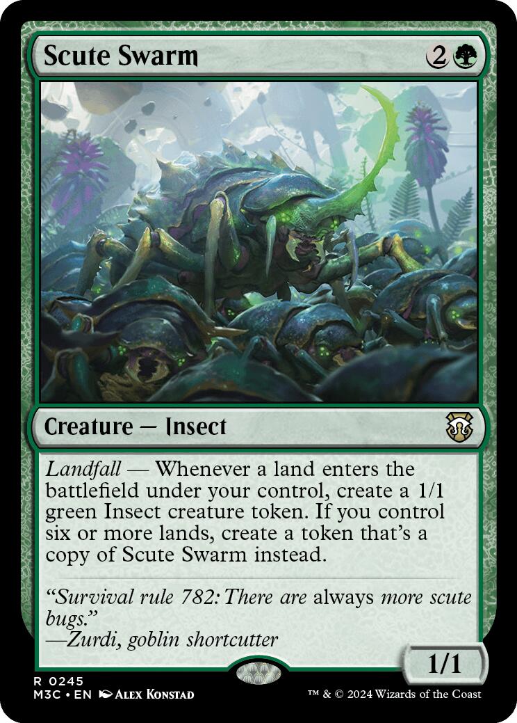 Scute Swarm [Modern Horizons 3 Commander] | Gate City Games LLC