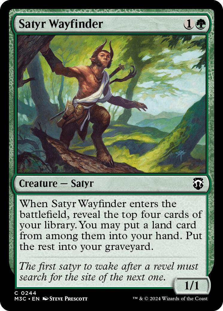 Satyr Wayfinder [Modern Horizons 3 Commander] | Gate City Games LLC