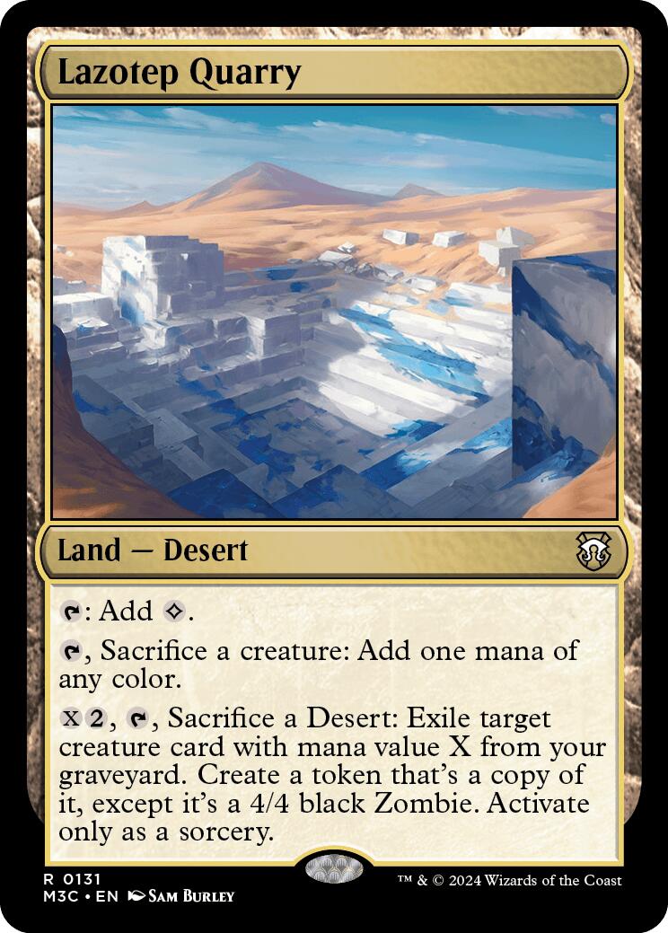 Lazotep Quarry [Modern Horizons 3 Commander] | Gate City Games LLC