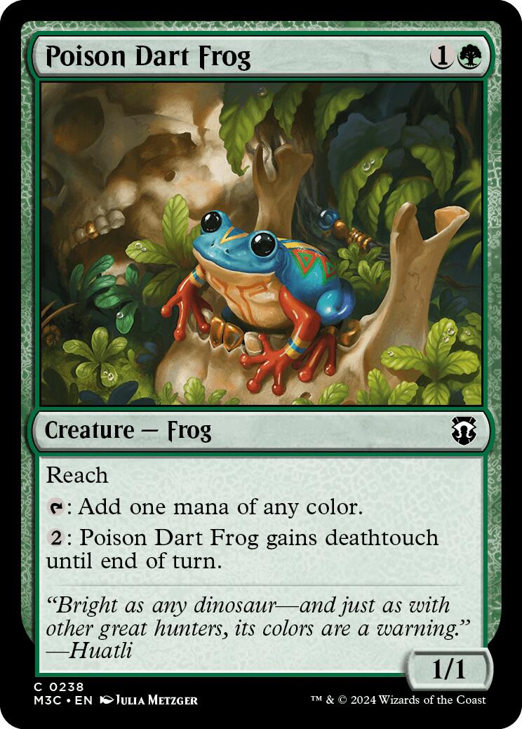 Poison Dart Frog [Modern Horizons 3 Commander] | Gate City Games LLC