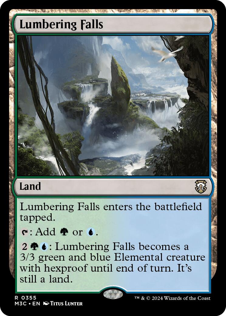 Lumbering Falls [Modern Horizons 3 Commander] | Gate City Games LLC