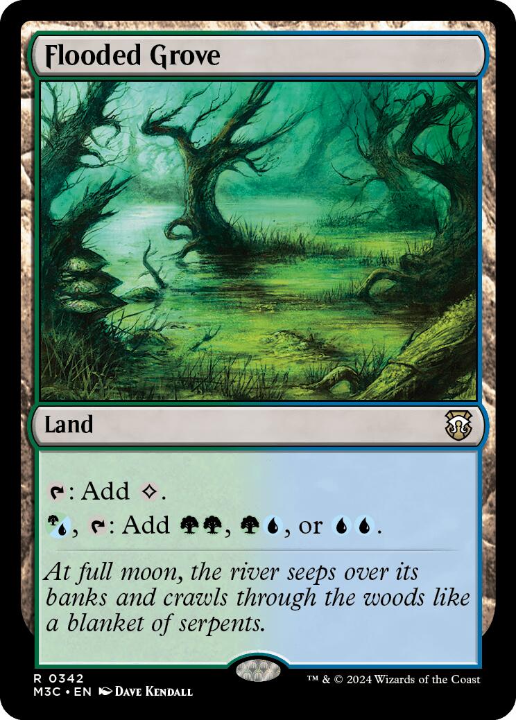 Flooded Grove [Modern Horizons 3 Commander] | Gate City Games LLC