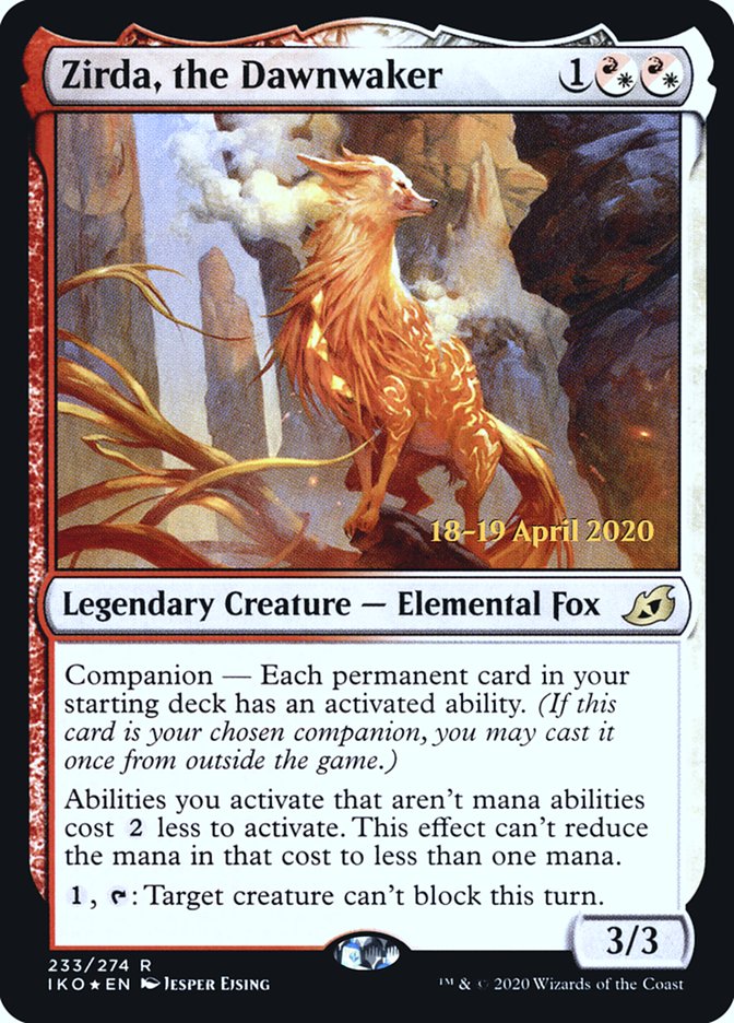 Zirda, the Dawnwaker [Ikoria: Lair of Behemoths Prerelease Promos] | Gate City Games LLC