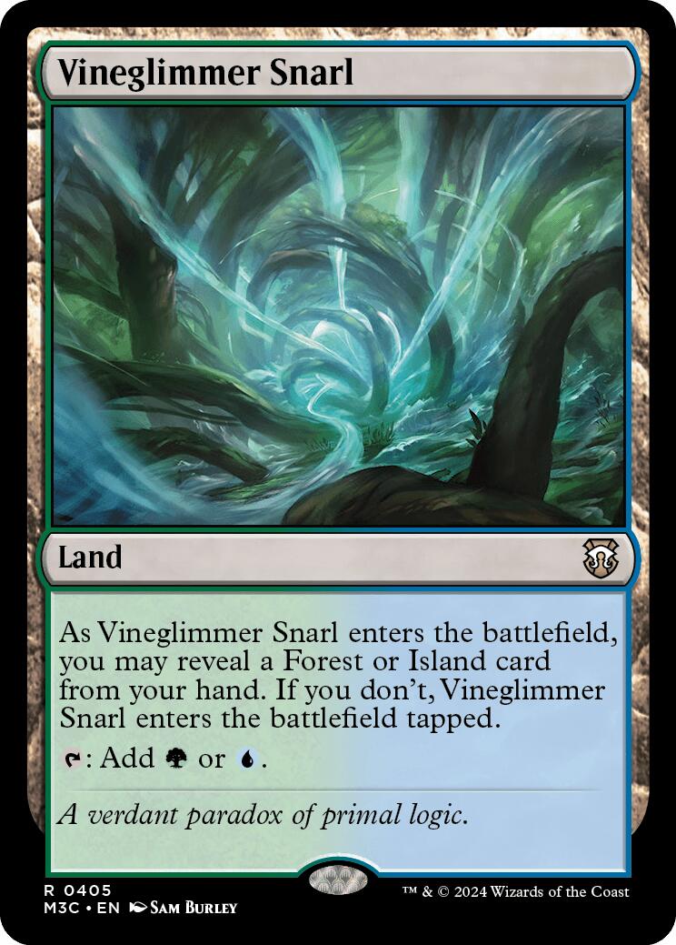 Vineglimmer Snarl [Modern Horizons 3 Commander] | Gate City Games LLC