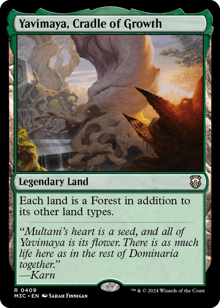 Yavimaya, Cradle of Growth [Modern Horizons 3 Commander] | Gate City Games LLC