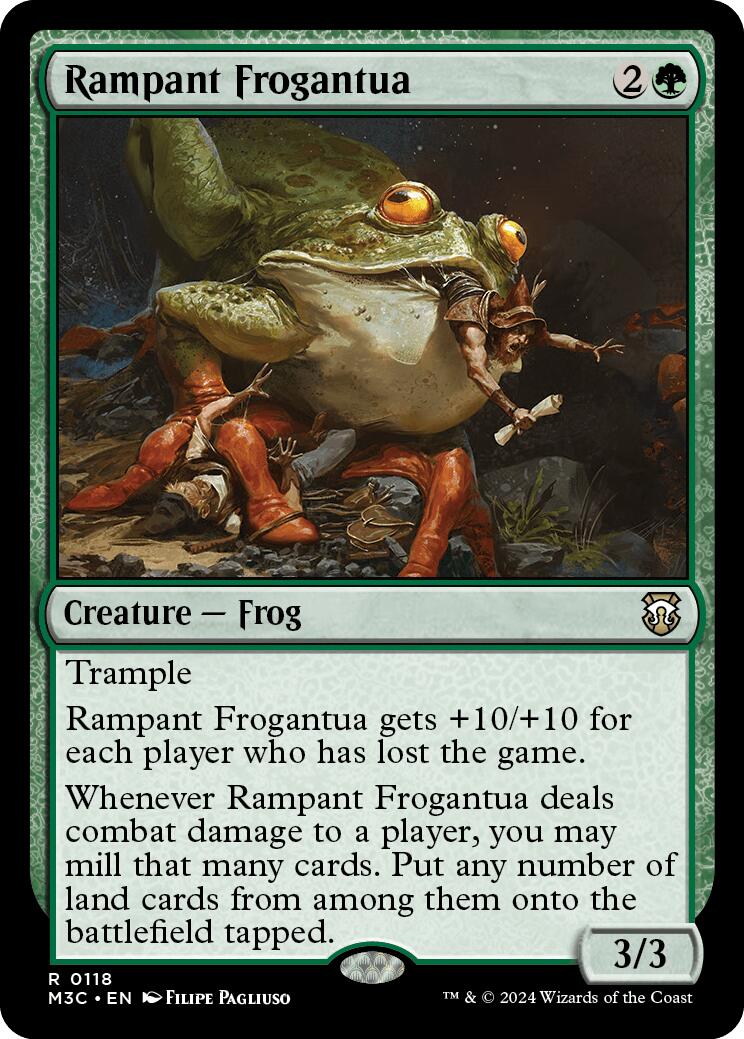 Rampant Frogantua [Modern Horizons 3 Commander] | Gate City Games LLC