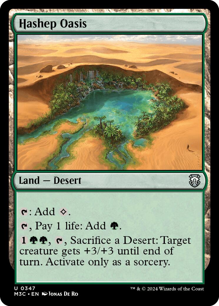 Hashep Oasis [Modern Horizons 3 Commander] | Gate City Games LLC