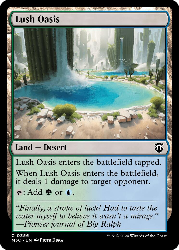 Lush Oasis [Modern Horizons 3 Commander] | Gate City Games LLC