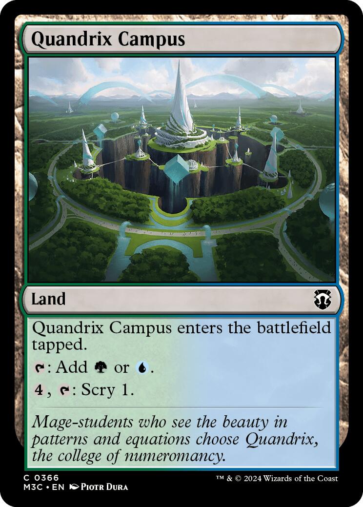 Quandrix Campus [Modern Horizons 3 Commander] | Gate City Games LLC