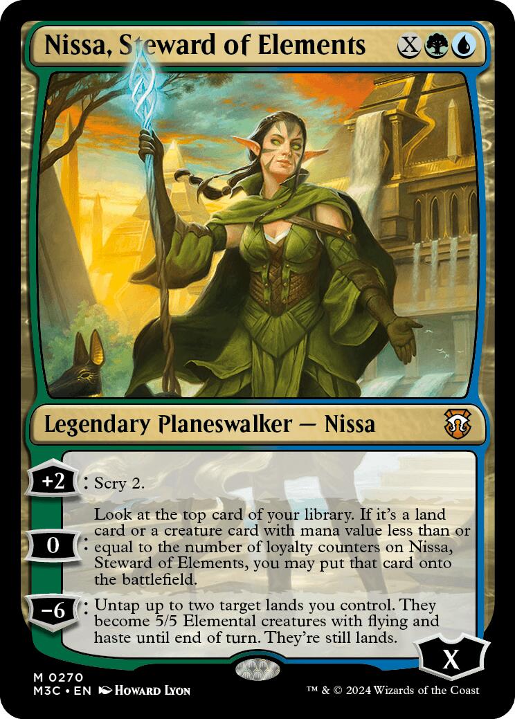 Nissa, Steward of Elements [Modern Horizons 3 Commander] | Gate City Games LLC