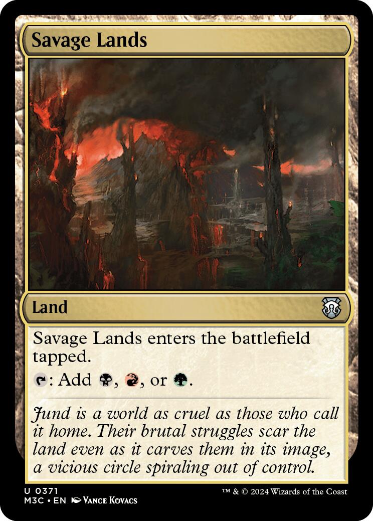 Savage Lands [Modern Horizons 3 Commander] | Gate City Games LLC