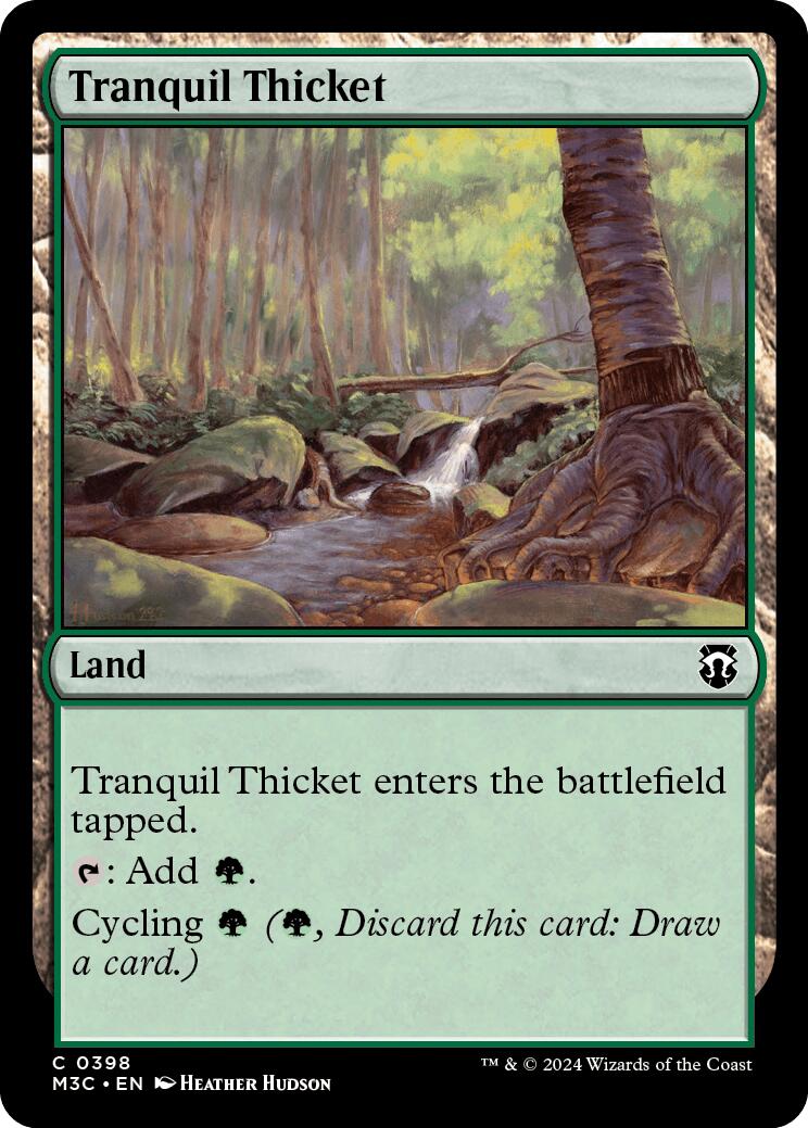 Tranquil Thicket [Modern Horizons 3 Commander] | Gate City Games LLC