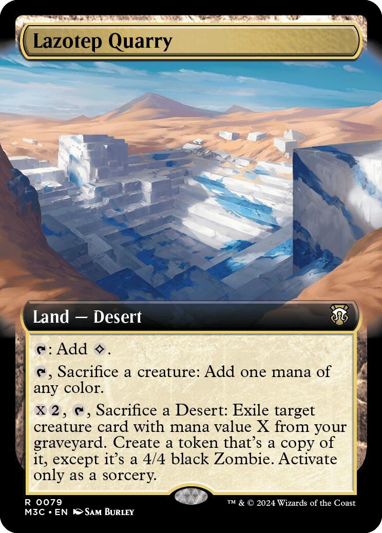 Lazotep Quarry (Extended Art) (Ripple Foil) [Modern Horizons 3 Commander] | Gate City Games LLC