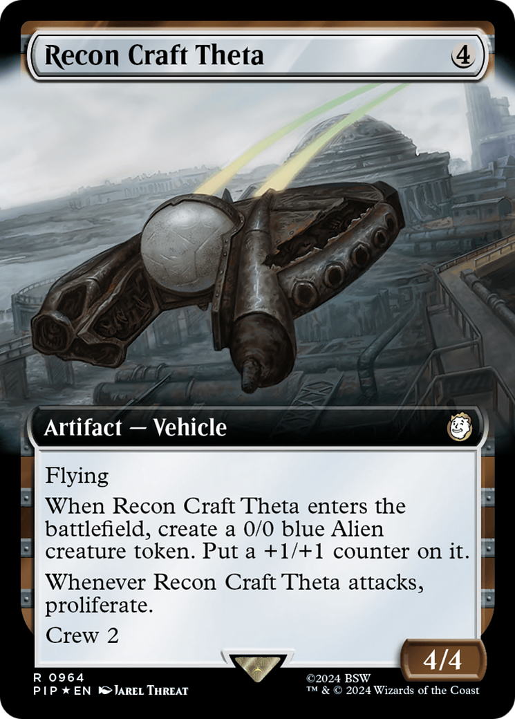 Recon Craft Theta (Extended Art) (Surge Foil) [Fallout] | Gate City Games LLC