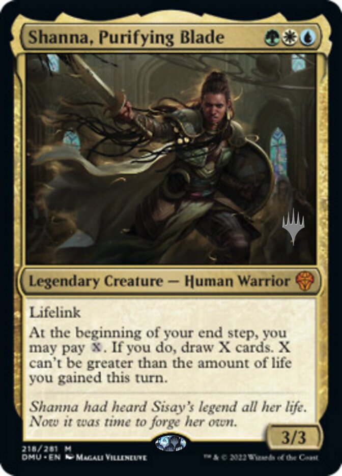 Shanna, Purifying Blade (Promo Pack) [Dominaria United Promos] | Gate City Games LLC