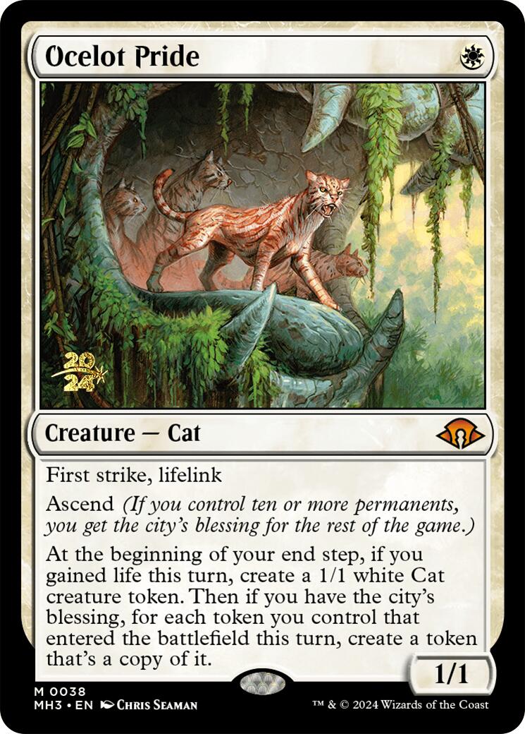 Ocelot Pride [Modern Horizons 3 Prerelease Promos] | Gate City Games LLC