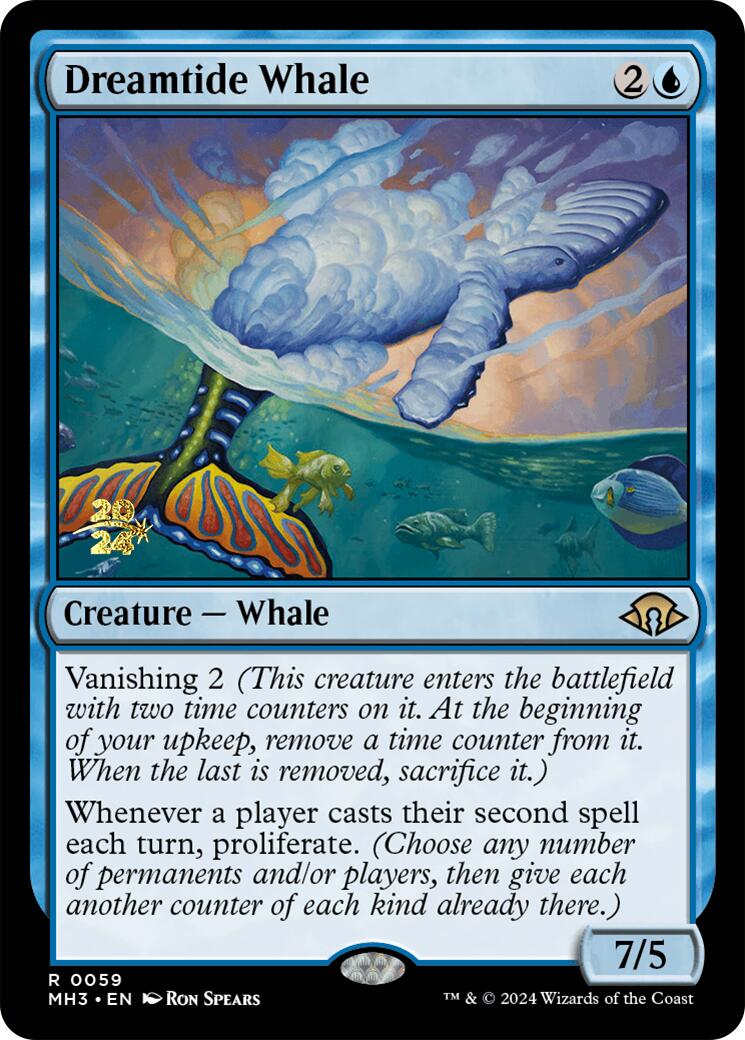 Dreamtide Whale [Modern Horizons 3 Prerelease Promos] | Gate City Games LLC