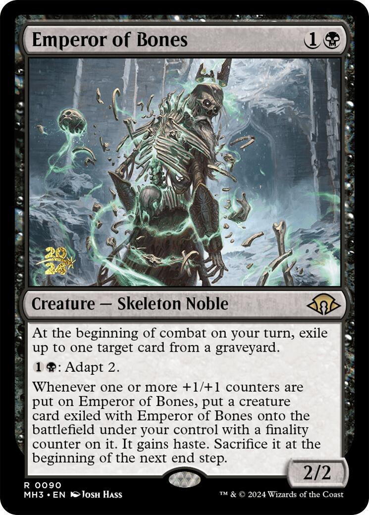 Emperor of Bones [Modern Horizons 3 Prerelease Promos] | Gate City Games LLC