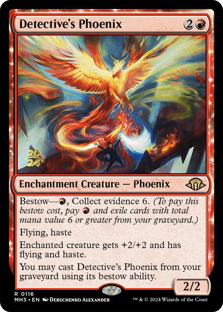 Detective's Phoenix [Modern Horizons 3 Prerelease Promos] | Gate City Games LLC