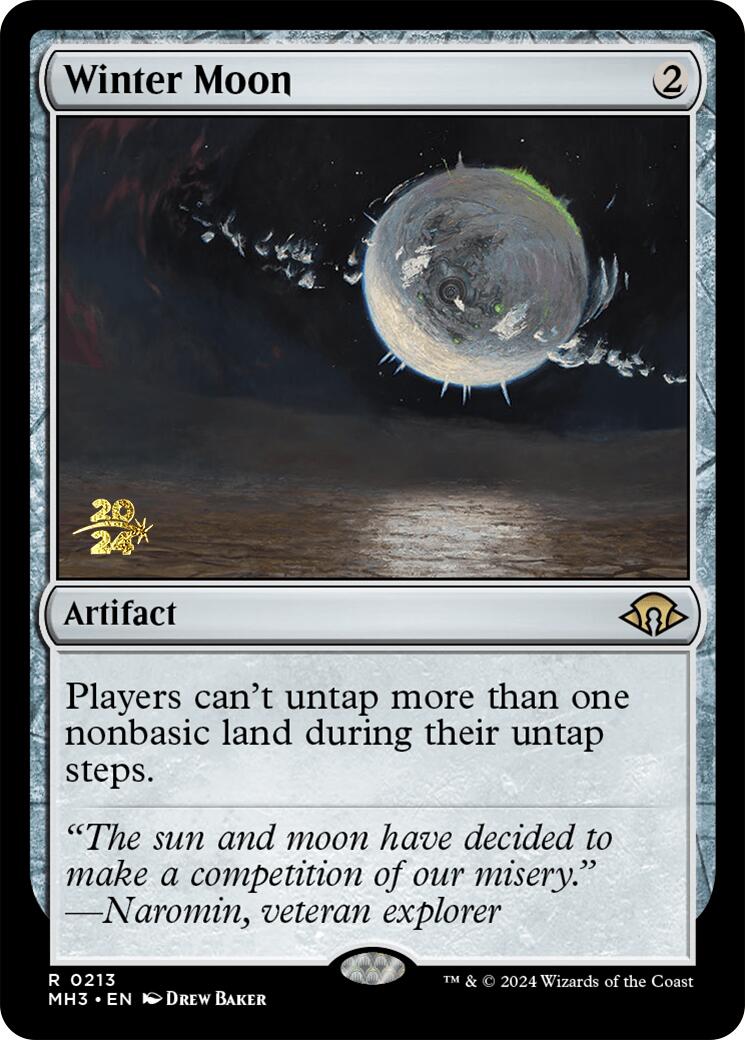 Winter Moon [Modern Horizons 3 Prerelease Promos] | Gate City Games LLC