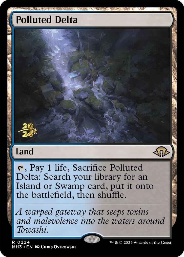 Polluted Delta [Modern Horizons 3 Prerelease Promos] | Gate City Games LLC