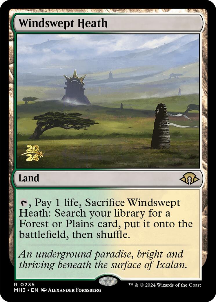 Windswept Heath [Modern Horizons 3 Prerelease Promos] | Gate City Games LLC